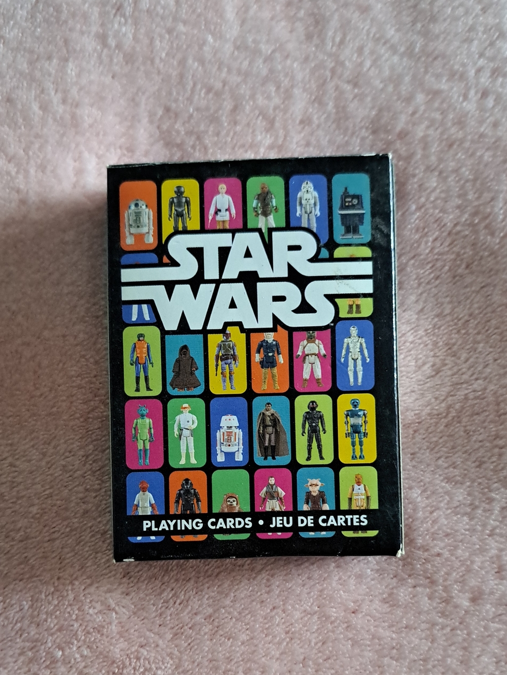 Star Wars Playing Cards - Black with Rainbow Character Panels